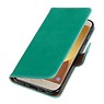 Pull Up in pelle TPU PU libro Galaxy J7 Style Pro Verde