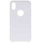 Caso de TPU de alta calidad para el iPhone X blanca