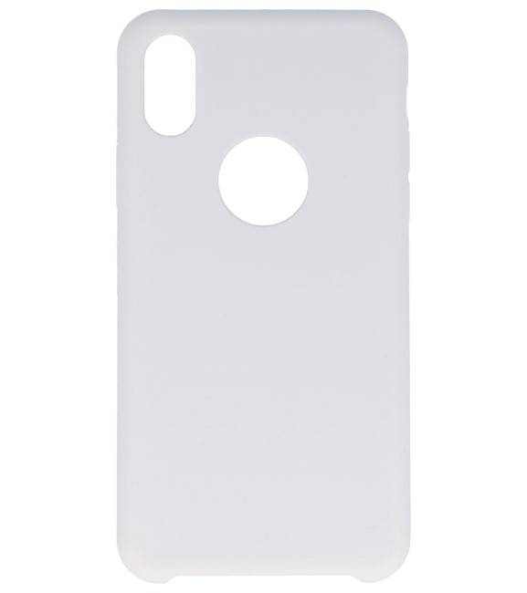 Caso de TPU de alta calidad para el iPhone X blanca