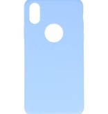 Premium TPU Case for iPhone X Light Blue