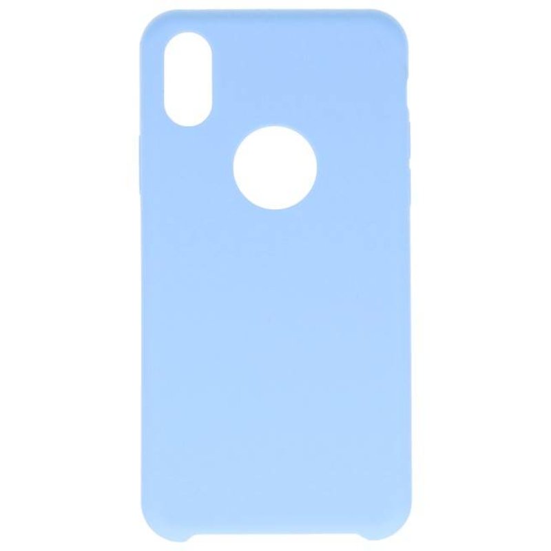 Premium TPU Taske til iPhone Lyseblå X