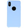 Premium-TPU für iPhone Hellblau X