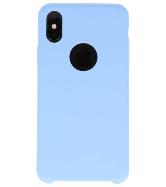 Premium TPU Case for iPhone X Light Blue