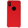 Caso de TPU de alta calidad para iPhone Rojo X