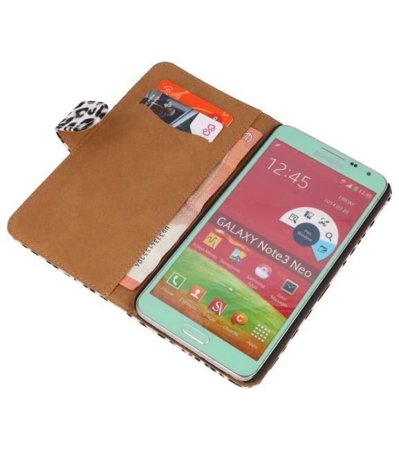 Chita Bookstyle Hoes voor Galaxy Note 3 Neo Wit