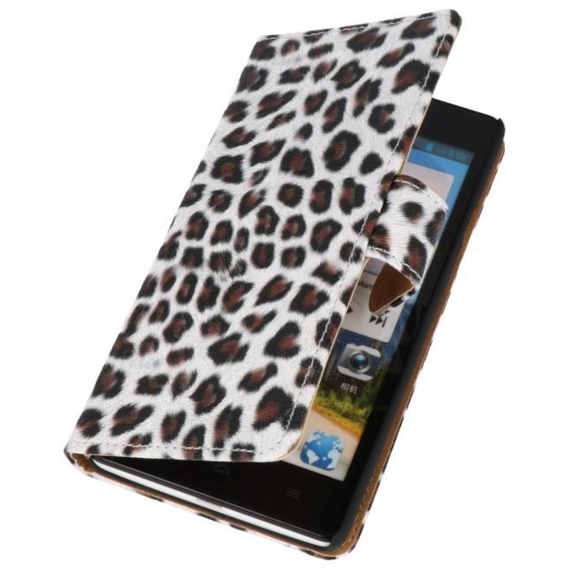 Chita libro Tipo de caja para Huawei Ascend G700 Brown