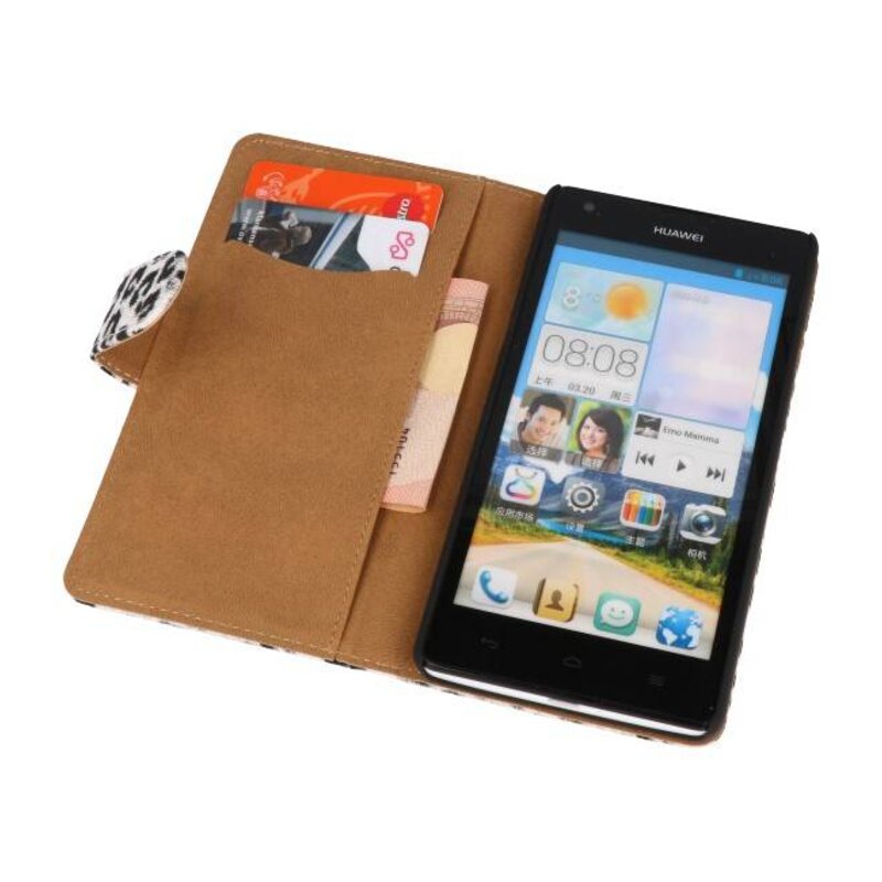 Chita Bookstyle Case for Huawei Ascend G700 White