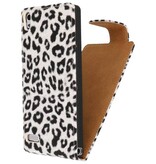 Flip Case Chita Classic per Huawei Ascend P6 Bianco