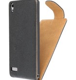 Devil Classic Flip Case for Huawei Ascend P6 Black