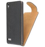 Teufel klassischer Schlag-Fall für Huawei Ascend P6 Schwarz