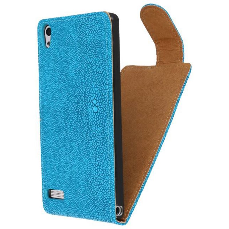 Teufel klassischer Schlag-Fall für Huawei Ascend P6 Turquoise