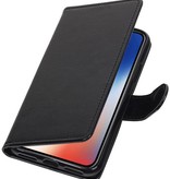 iPhone X Wallet case booktype wallet case Black