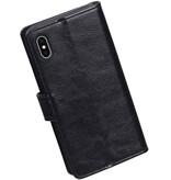 X iPhone Wallet Case booktype porte-monnaie noir cas