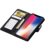 iPhone X Wallet case booktype wallet case Black