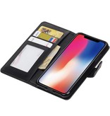 X iPhone Wallet Case booktype Sort tegnebog sag