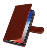 X iPhone Wallet Case booktype tegnebog sag Brown
