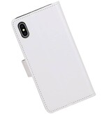 X iPhone Wallet Case booktype tegnebog sag Hvid
