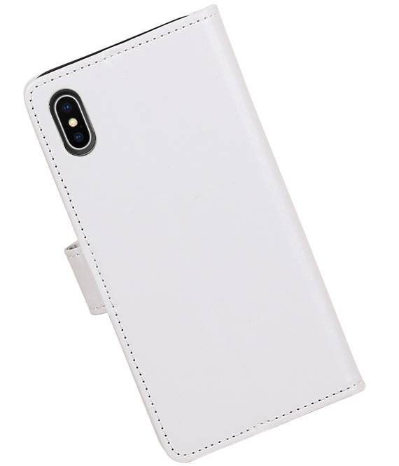 iPhone X Portemonnee hoesje booktype wallet case Wit