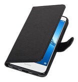 Huawei Y7 / Y7 Prime Wallet booktype Sort tegnebog sag
