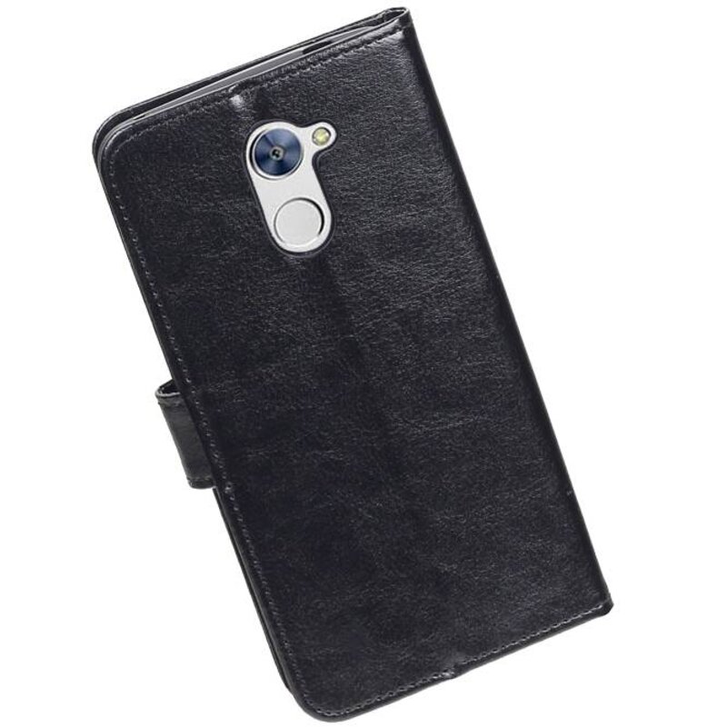 Huawei Y7 / Y7 Prime Wallet booktype Sort tegnebog sag