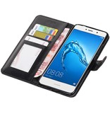 Huawei Y7 / Y7 Prime Wallet booktype wallet case Black