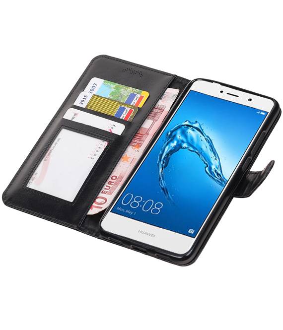 Huawei Y7 / Y7 Prime Wallet booktype wallet case Black