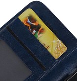 Huawei Y7 / Y7 Prime Wallet booktype wallet DonkerBlue