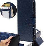 Huawei Y7 / Y7 Prime Portemonnee booktype wallet DonkerBlauw