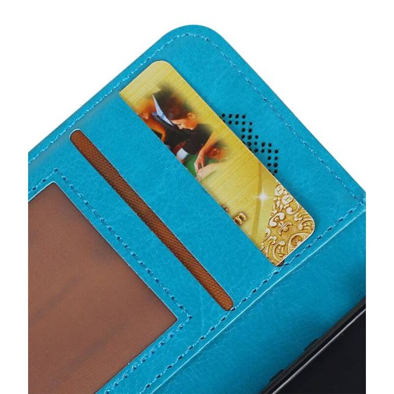 Huawei Y5 II Wallet Fall Booktype Brieftasche Turquoise