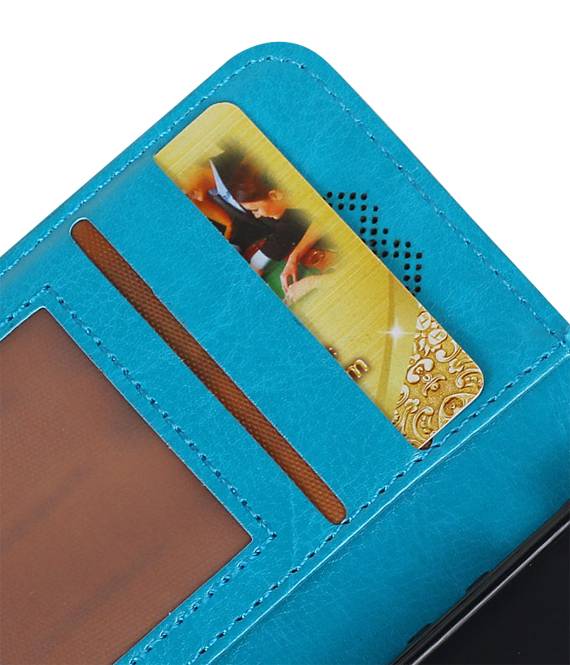 Huawei Y5 II Wallet Fall Booktype Brieftasche Turquoise