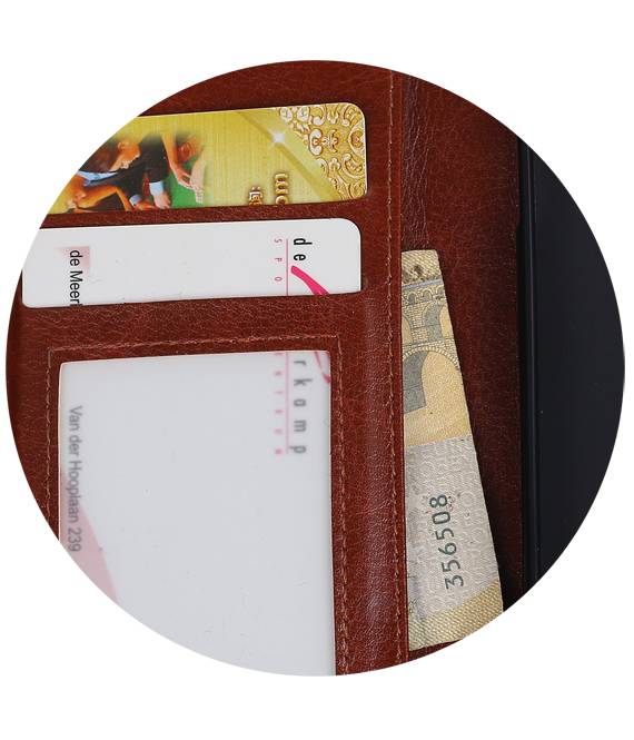 Huawei Y5 / Y6 2017 Wallet booktype wallet case Brown