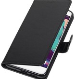HTC One X10 cassa del raccoglitore booktype caso Nero portafoglio