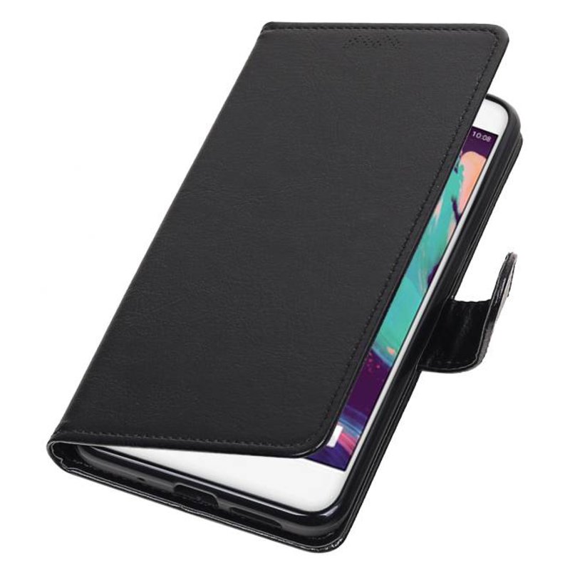 HTC One X10 Wallet case booktype wallet case Black