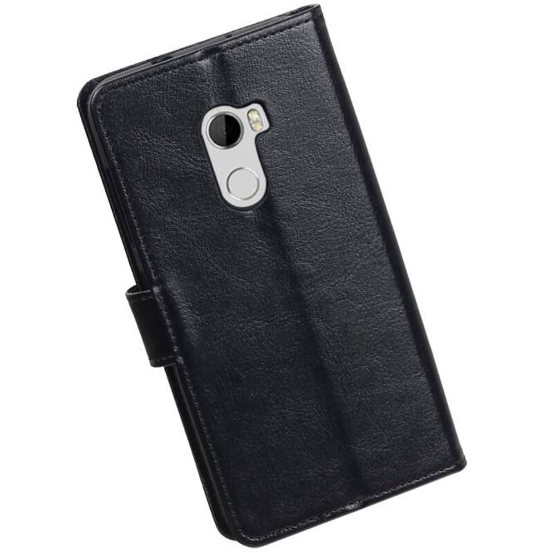 HTC One X10 Etui portefeuille booktype portefeuille noir cas