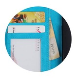 Huawei Y5 / Y6 2017 Wallet Booktype Brieftasche Turquoise