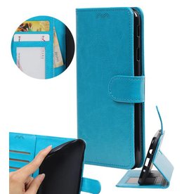 Huawei Y5 / Y6 2017 Portemonnee booktype wallet Turquoise