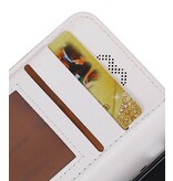 Huawei P9 Lite Wallet Fall Buchtyp Mappenkasten Weiß
