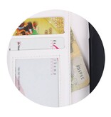 Huawei P9 Lite Wallet Fall Buchtyp Mappenkasten Weiß