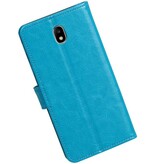 Galaxy J7 2017 Wallet Fall Booktype Brieftasche Turquoise