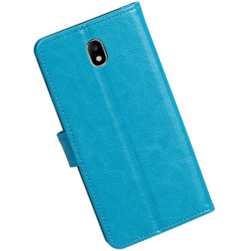 Galaxy J7 2017 Wallet Fall Booktype Brieftasche Turquoise