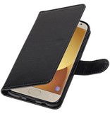 Galaxy J5 2017 Portafoglio caso booktype caso Nero portafoglio