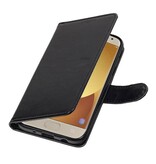 Galaxy J5 2017 Portemonnee hoesje booktype wallet case Zwart