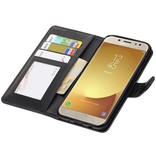 Galaxy J5 2017 Portafoglio caso booktype caso Nero portafoglio