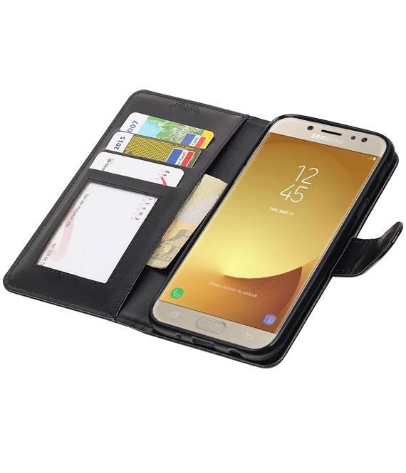Galaxy J5 2017 Wallet case booktype wallet case Black