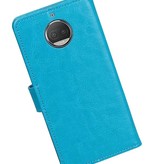 Moto Plus G5s Etui portefeuille Turquoise Portefeuille booktype