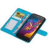 Moto G5s Wallet case booktype wallet case Turquoise