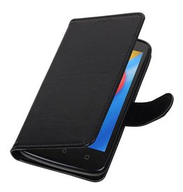 Moto C Wallet case booktype wallet case Black