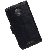 Moto C Wallet case booktype wallet case Black