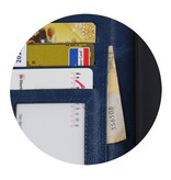 Moto C Wallet Buchkasten Typ Mappenkasten Dunkelblau