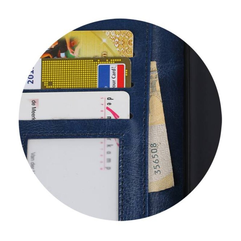 Moto C Wallet Buchkasten Typ Mappenkasten Dunkelblau